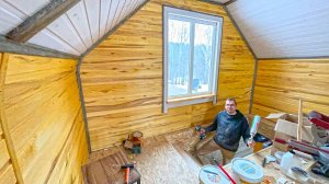 Жизнь и строительство в тихой деревне около леса. Отделка мансарды выходит на финишную прямую!