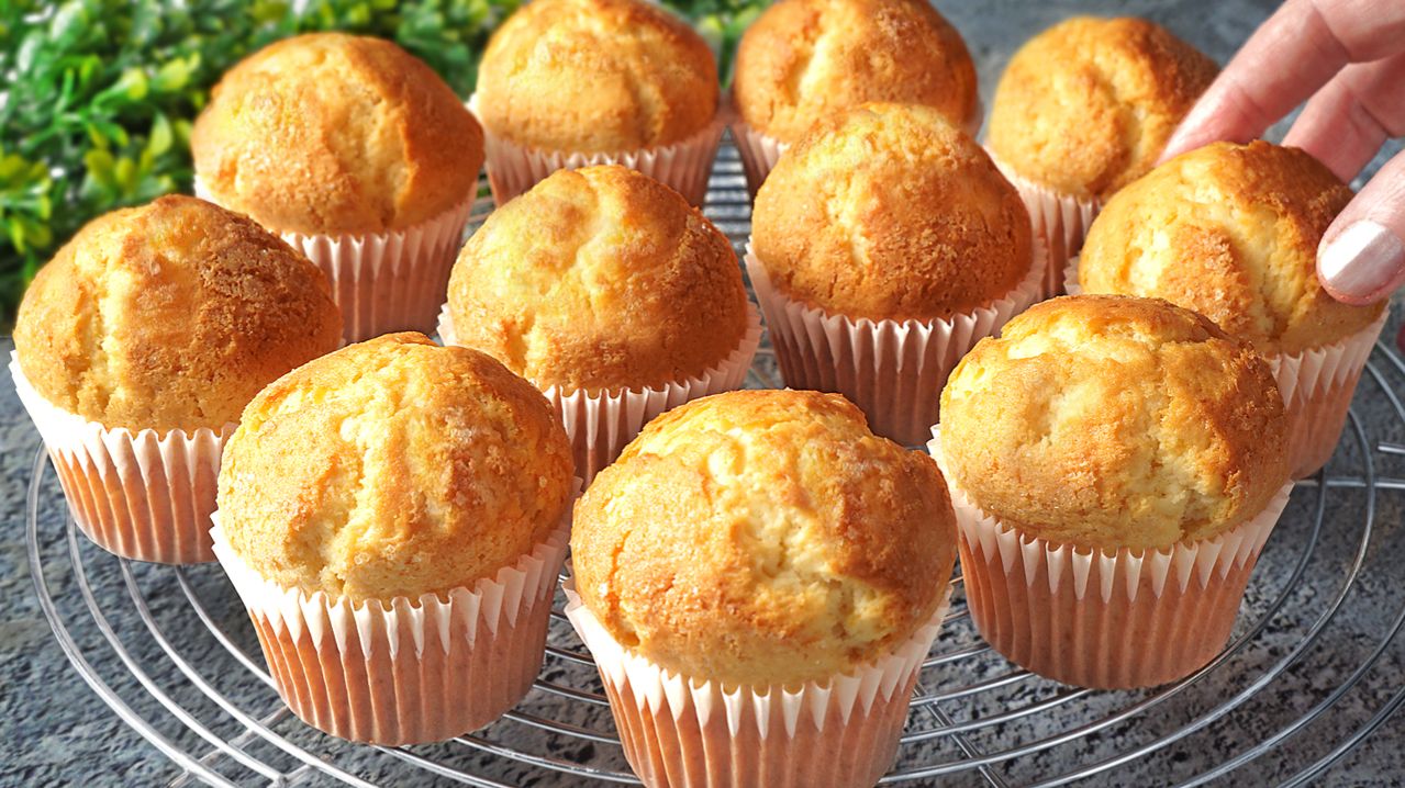 Итальянские кексы без ВЕСОВ или 12 ложек! Так просто и вкусно