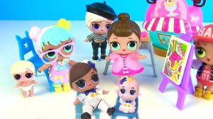 Мультики залипалки для детей про кукол ЛОЛ. Идем в художественную школу!
