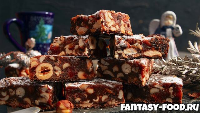 Итальянский рождественский пирог Панфорте