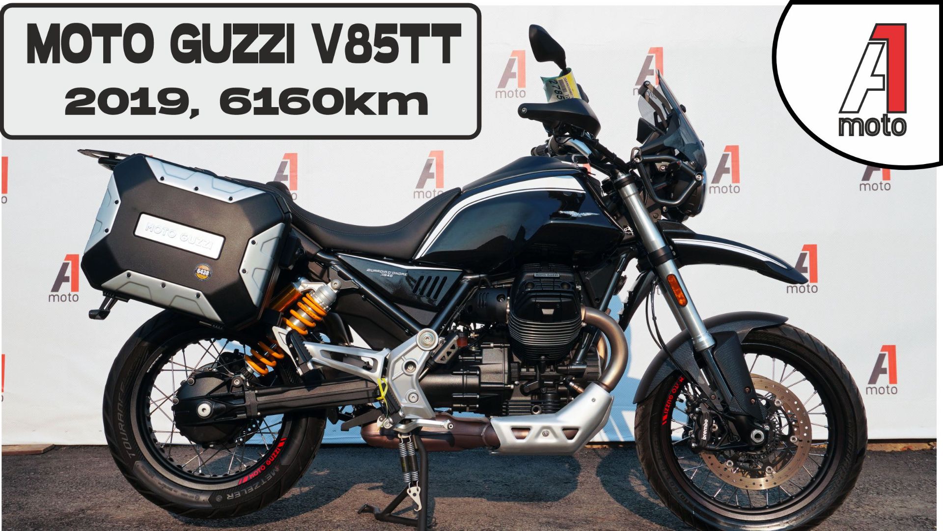 A1MOTO. MOTO GUZZI V85TT, 6160км, 2019г. Осмотр продажа Владивосток