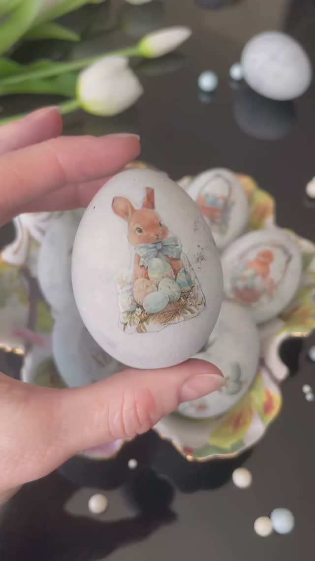 Пасхальные яйца с переводными тату уже на канале