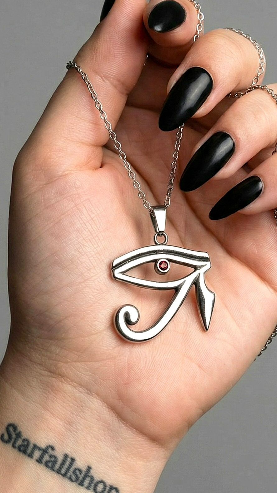 Подвеска на цепочке "Глаз Гора" (Уаджет) от StarfallShop