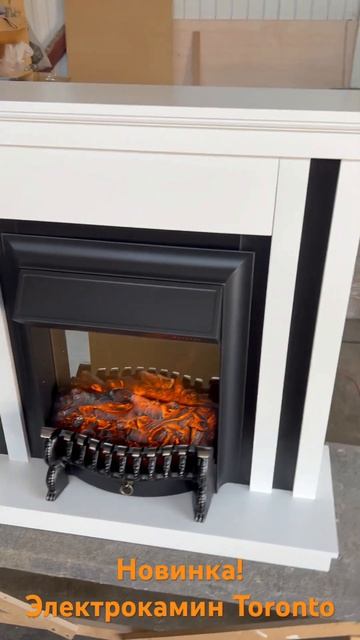 Новинка! Электрокамин Toronto с очагом Fobos