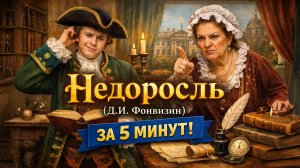 «Недоросль» (Д.И. Фонвизин) за 5 минут
