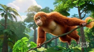 عالم القردة والغوريلات كارتون anmy