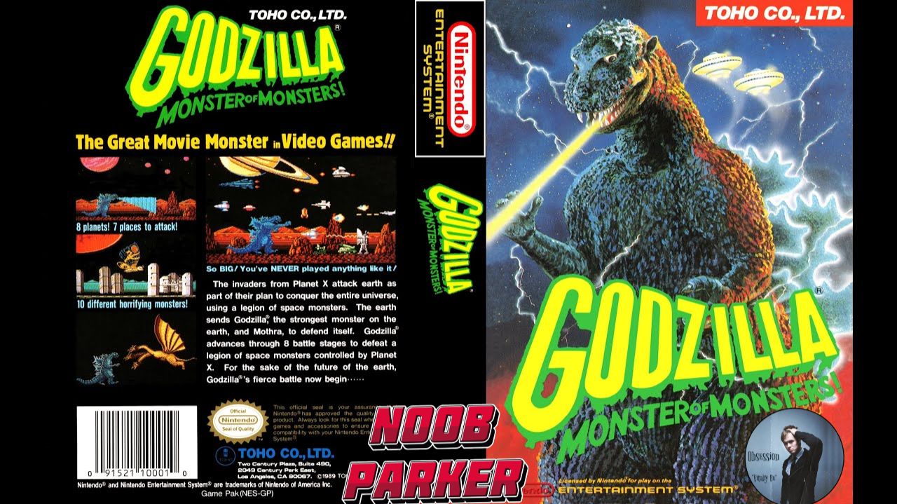 Godzilla - Monster of Monsters NES Ретро Аркада