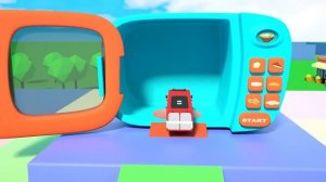 Мультик для детей про автобусы.Обучающий мультик залипалка