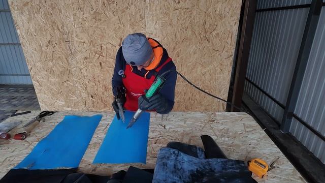 Тест. ЭПДМ мембраны сравнение: нагрев+прокол.