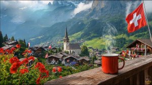 Пешеходная экскурсия по Гриндельвальду в Швейцарии в формате 4K - Самые красивые деревни Швейцарии