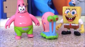 Мультики залипалки для детей про Спанч Боба. Приключения на работе.