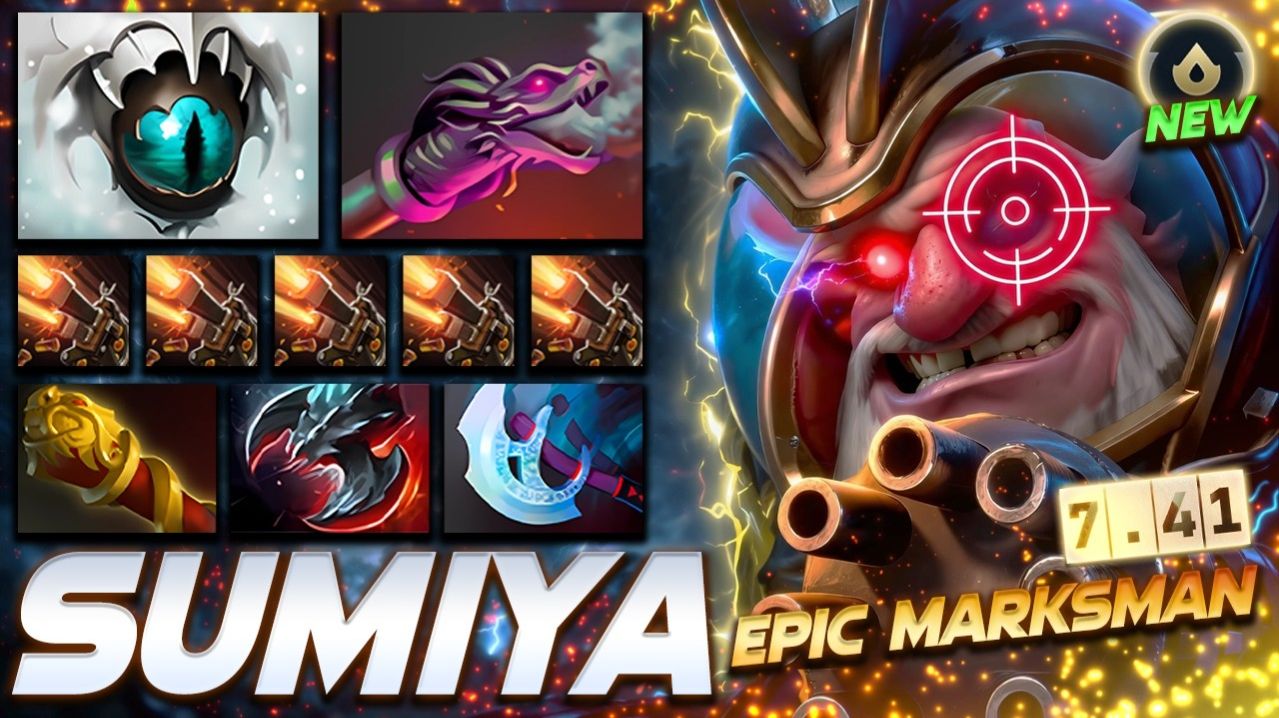 SumiYa Sniper - EPIC MARKSMAN — профессиональный геймплей в Dota 2 [Смотри и учись]