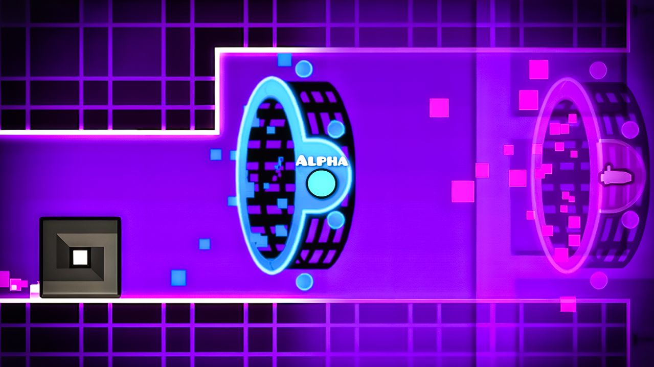 Прошёл Geometry Dash, но с НЕВИДИМЫМИ ОБЪЕКТАМИ смотреть онлайн