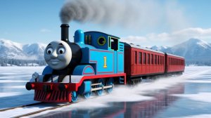 Паровозик Томас! Зимние Гонки На Паровозиках Мини-Игры! Для Детей.
