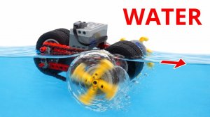 Водная гонка на скоростных автомобилях LEGO Technic… Кто едет быстрее всех