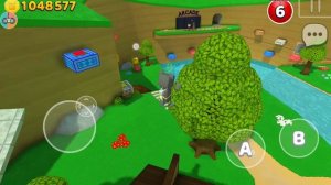 Я играю с бабушкой в super bear adventure