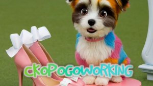 Английская скороговорка про собачек  (If a dog chews shoes)