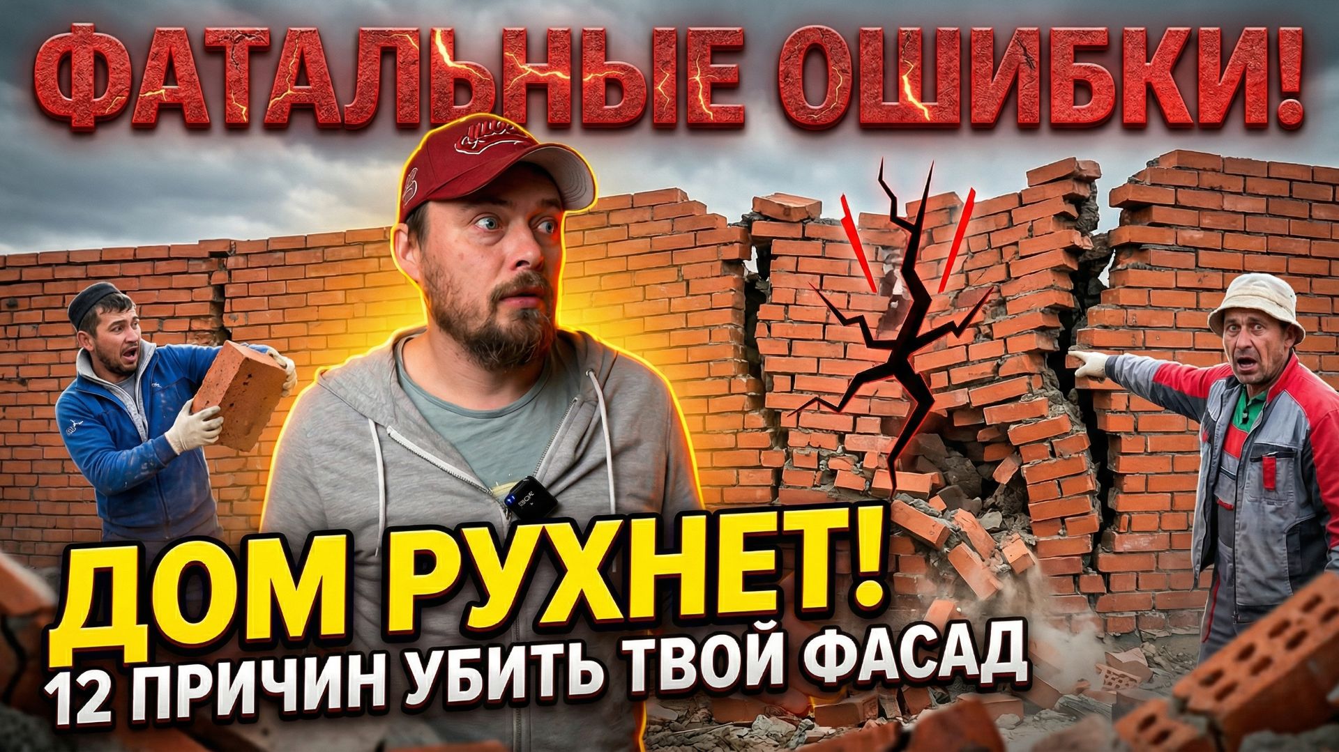 Стены рухнут, а фасад осыплется: 12 фатальных ошибок каменщиков, которые убьют ваш дом! смотреть онлайн