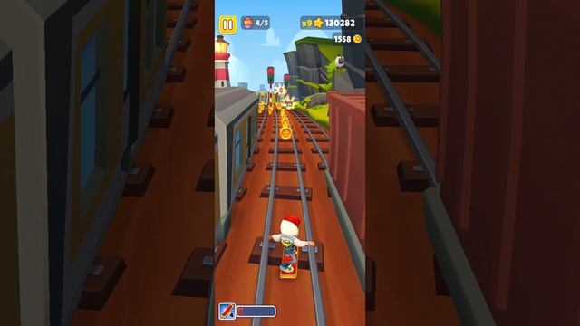 играю в Subway serfes, добиваю 250 000 очков смотреть онлайн