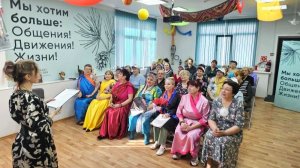 Костюмированную встречу с восточным акцентом провели для пенсионеров Советского