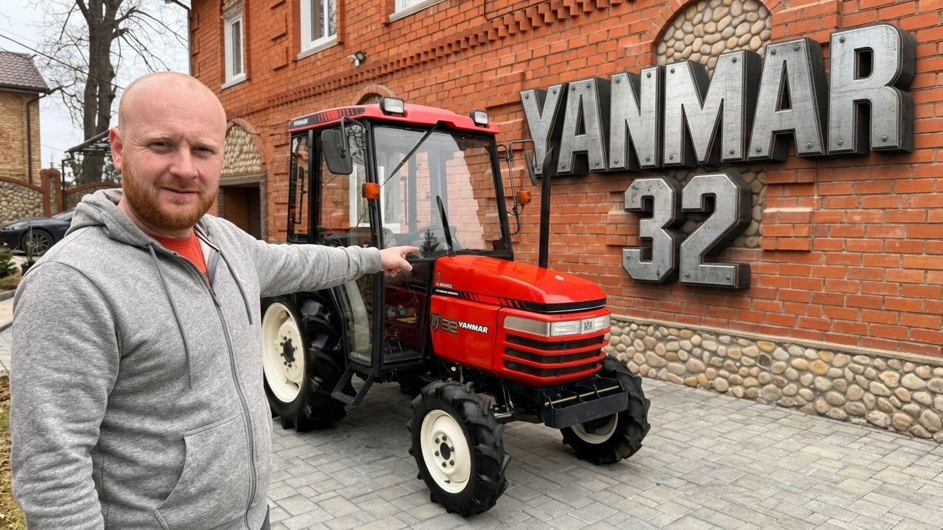 Обзор трактора Yanmar US-32