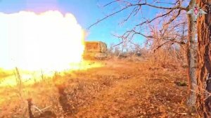 Боевая работа экипажа танка Т-72Б3М «Южной» группировки войск