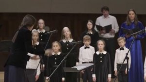 Выступление на XII Московском фестивале хоров воскресных школ