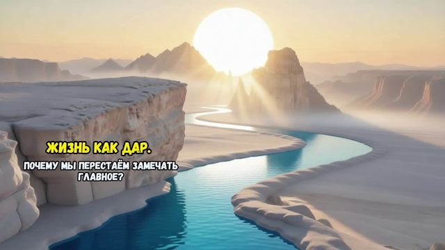 Жизнь как дар. Почему мы перестаём замечать главное?