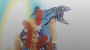 снежный годзилла тест