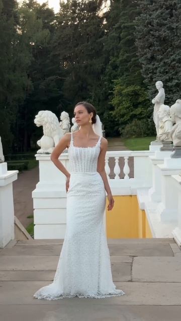 Свадебное платье Арабеска из коллекции «Навстречу мечте» 2026 от бренда Анна Кузнецова