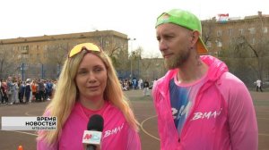 В волгоградской школе прошла зарядка с чемпионом