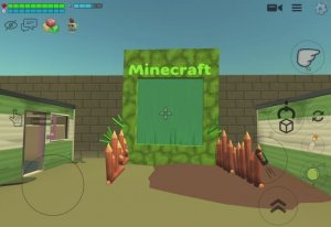 Как я попал в игру Minecraft в ChickenGun .  Моя история. ChickenGun#чикен Ган.