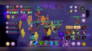 Игрок Гильдии Микромир Мятный Сосок и коллектив гильдии Микромир в игре Скайлор!).