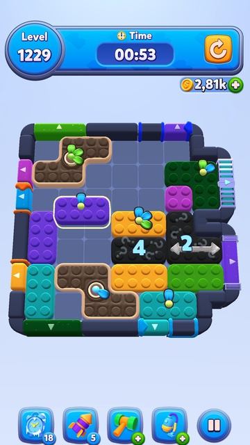 Color Block Jam 1229 Уровень