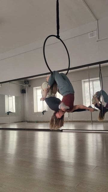 Воздушное кольцо дуэт Aerial Hoop Duo