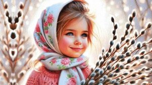 Символ весны - верба! С вербным воскресеньем. Шикарная музыкальная открытка.
