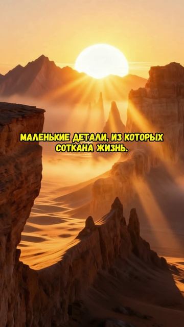 Маленькие детали, из которых соткана жизнь.