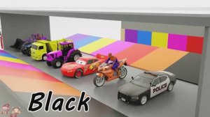 учим цвета для детей с помощью поезда-водовозки - учим цвета с помощью ванны с футбольным мячом