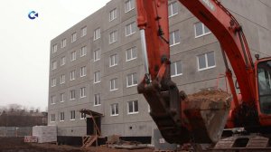 Дом для расселения аварийного жилья в Питкяранте возводят с опережением графика