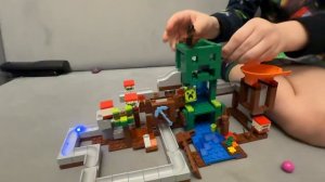 Шахта крипера. Лего майнкрафт. Обзор набора