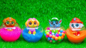 ЩЕНЯЧИЙ ПАТРУЛЬ В СЕКРЕТНЫХ БАНОЧКАХ 🍯🌈 Райдер, Зума, Маршал, Рокки