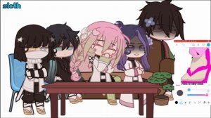 (Some Of) The Hashiras Meet Emily Kocho, Kny, Demon Slayer, Gacha Club