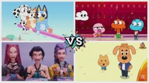 МУЛЬТИК ДЛЯ ДЕТЕЙ: Шериф Лабрадор против Гамбола и Блюи 🐾 ЭПИЧЕСКАЯ БИТВА ГЕРОЕВ