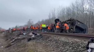 Крушение поезда под Ульяноском
