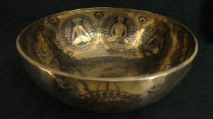 Поющая чаша Бутанская Гигант 54 см, Фа 45 Гц