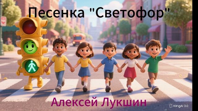 Светофор / Песенка для детей / Правила дорожного движения / Музыка для детей / Алексей Лукшин / хит