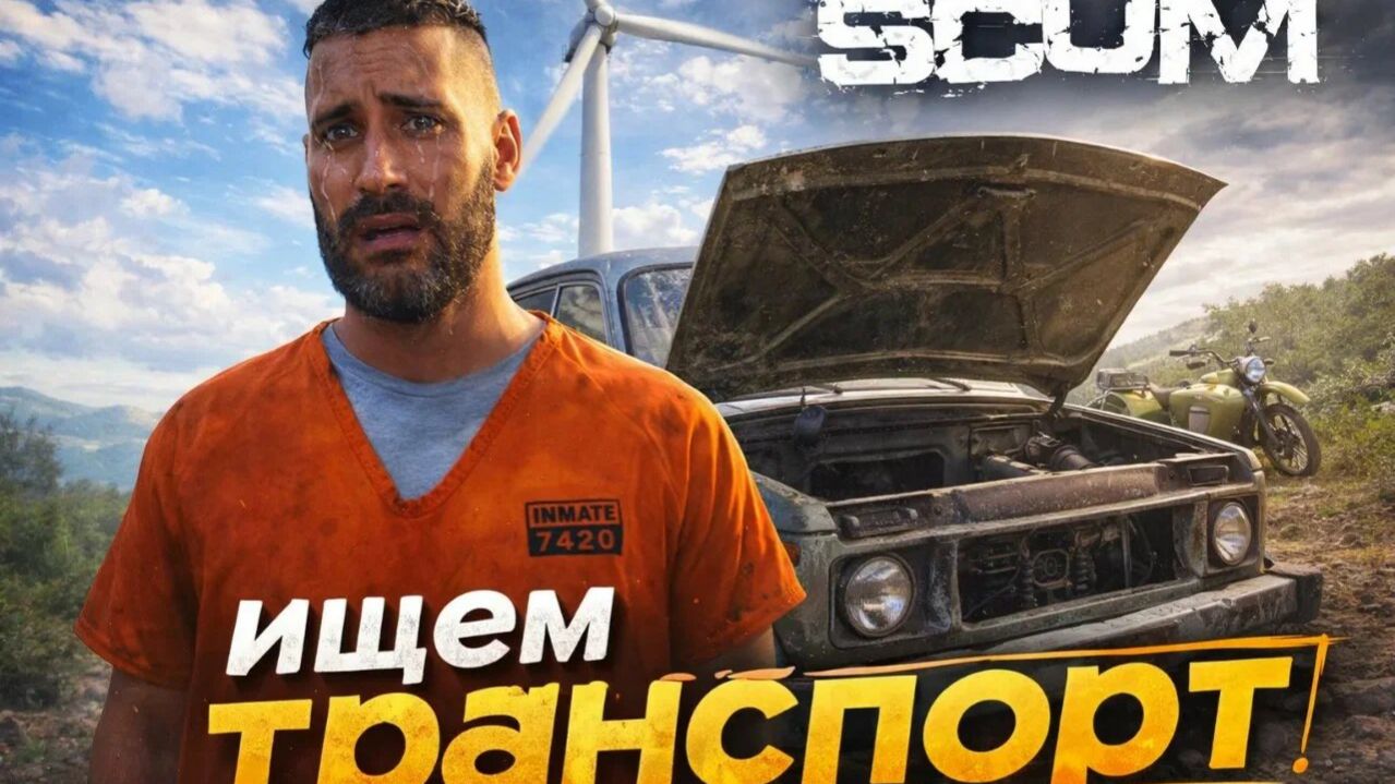 SCUM - ИЩУ ТРАНСПОРТ Ч1