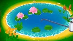 Утка перехитрила рыбок🦆🐟🐟