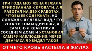 Истории из жизни| Три года моя жена лежала прикованная к кровати |Аудио рассказы|Жизненные истории