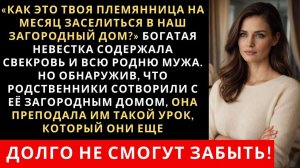 Истории из жизни| «Как это твоя племянница на месяц заселиться |Аудио рассказы|Жизненные истории
